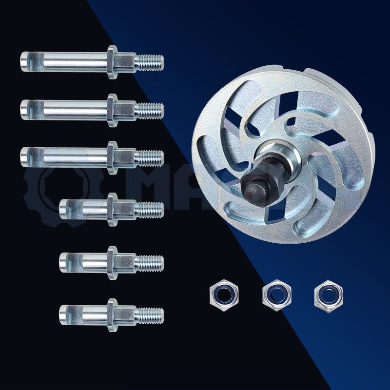 六足正时皮带盘拉带轮拉马凸轮轴齿轮拉拔器42mm-82mm T20119