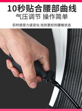 ?Fh($%pd$气动靠垫黑色透办室护腰气靠背垫司机座椅久坐腰垫腰腰