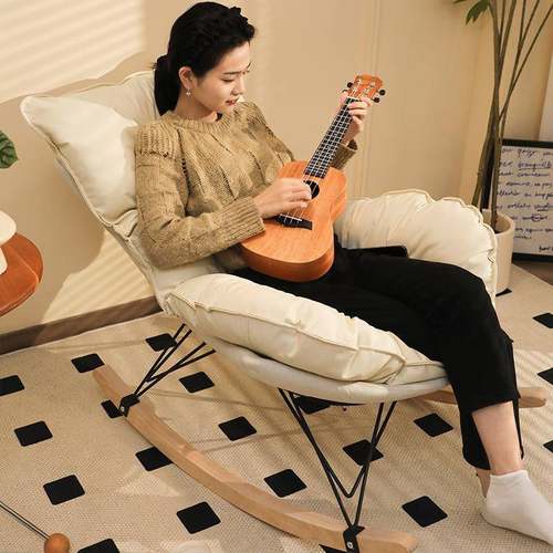 摇摇椅躺椅成台人大人客厅阳逍遥用单人闲懒家人沙休发龙YMX虾蜗