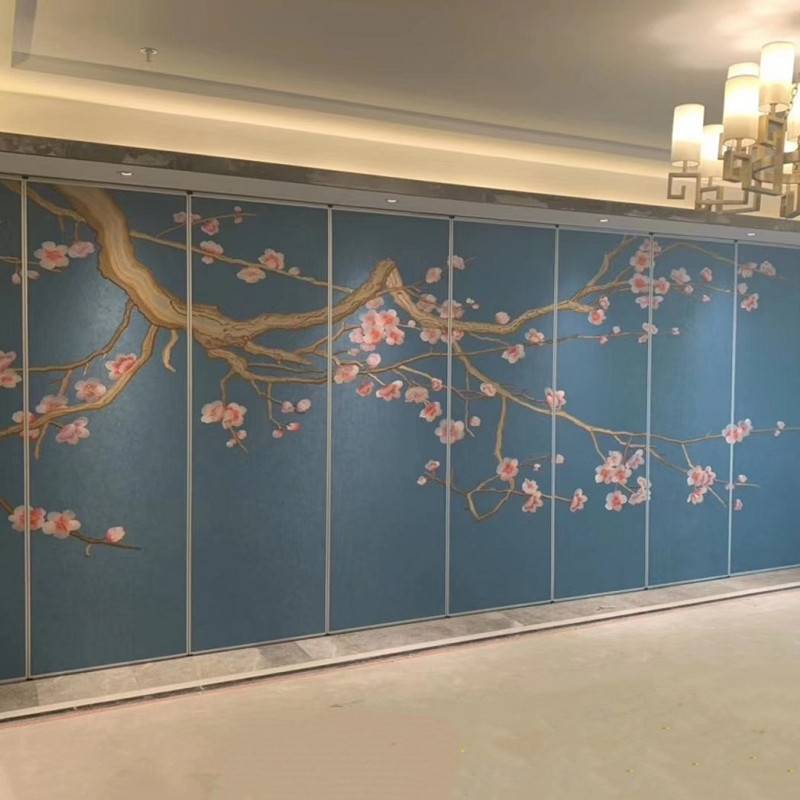 会议室隔断墙酒店包房活动隔断移动屏风可折叠推拉伸缩