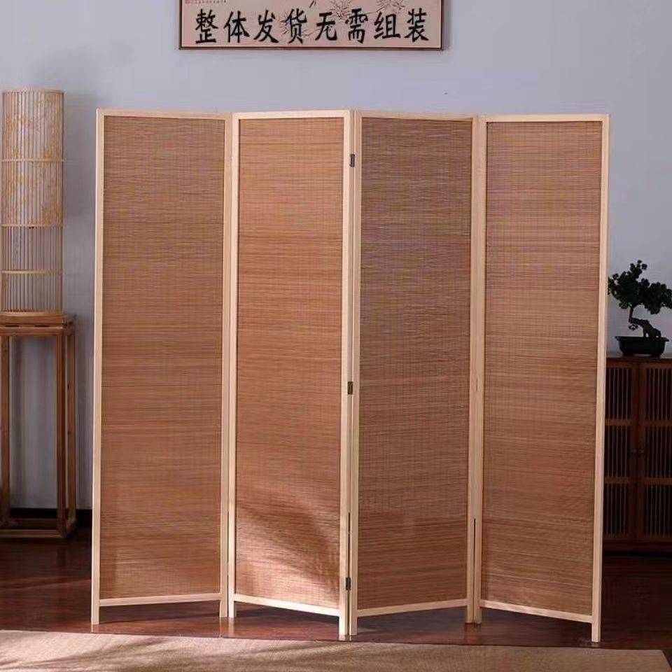 屏风隔断竹编儿童幼儿园简易办公室遮挡挡板客厅移动小屏风矮屏风