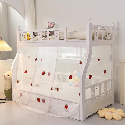 魔术贴子母AL102668床主蚊帐儿童下床公房高低双床上下铺5蚊层帐