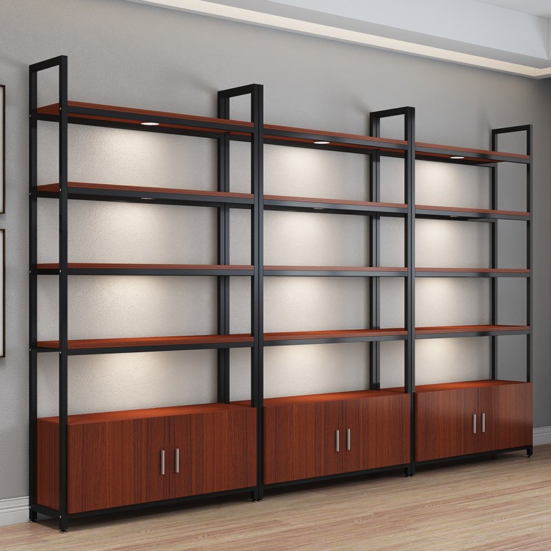 货架展示架多层置物n架落地组合书架收纳架储物架文件柜产品陈列