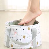 泡脚桶折叠水桶可折叠便携式 脸盆户外泡脚袋折叠桶旅游水盆洗衣盆