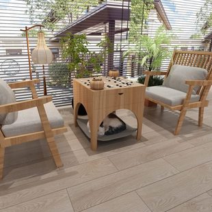 象棋桌围棋桌两用双面简易多功能茶几沙发椅阳台三件套边桌下棋桌