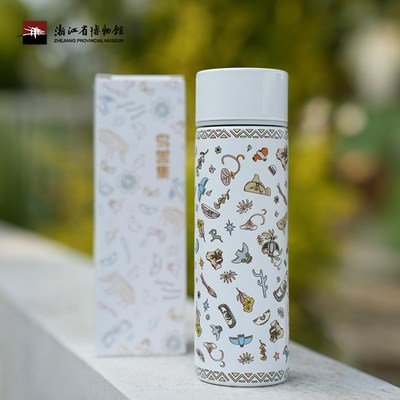 【浙江省博物馆】鸟兽集文创迷x你保温杯口袋杯便携随身杯150ml