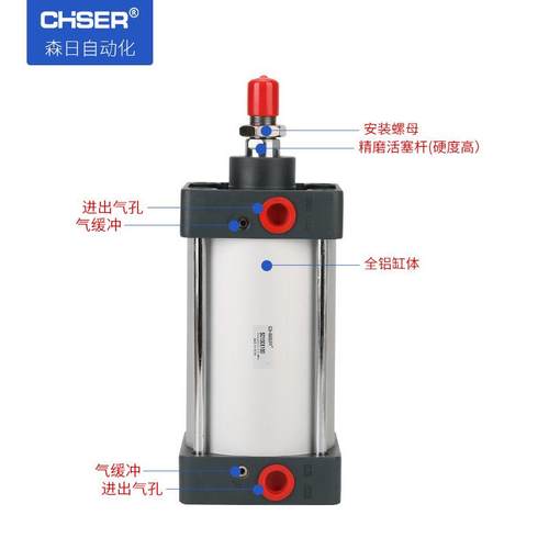 标准杆0气拉缸SC160*300亚德客型S165560X60大缸C径标准气缸厂家