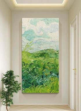 实木装客饰画画TFB厅入户玄走廊挂画过道背景墙艺术油壁画画i关ns