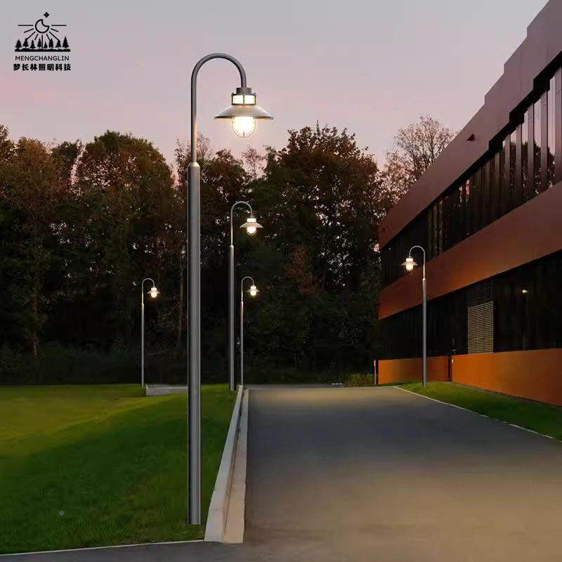 单头照路灯约现代铁简艺庭院灯3米灯4米公园小区明绿林亮化行MCL-