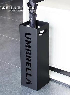 曹欢时喜创CBQ意厅字母铁艺办公雨伞架门家装收纳伞雨桶雨伞尚桶