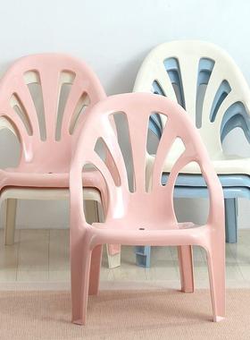 外夜半市烧烤餐桌椅加YLG厚塑靠背椅矮脚斜背沙滩椅户扶手椅料躺