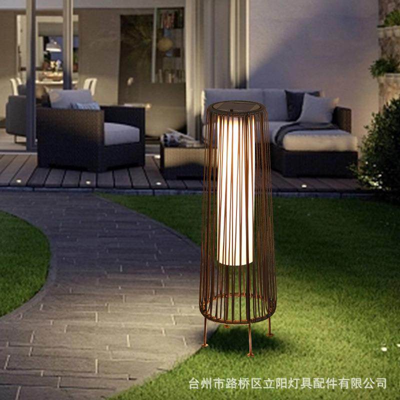 太阳能艺庭灯院灯外防水藤编灯别墅花园氛围装铁竖拉条藤饰太阳能,家装灯饰光源,景观庭院灯饰,淘宝优惠券,粉丝福利购,淘宝优惠卷