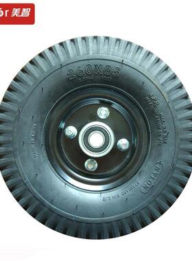 260x5型号3.004充-气轮，10寸橡胶充气轮8手推车轮子，，PRW1017