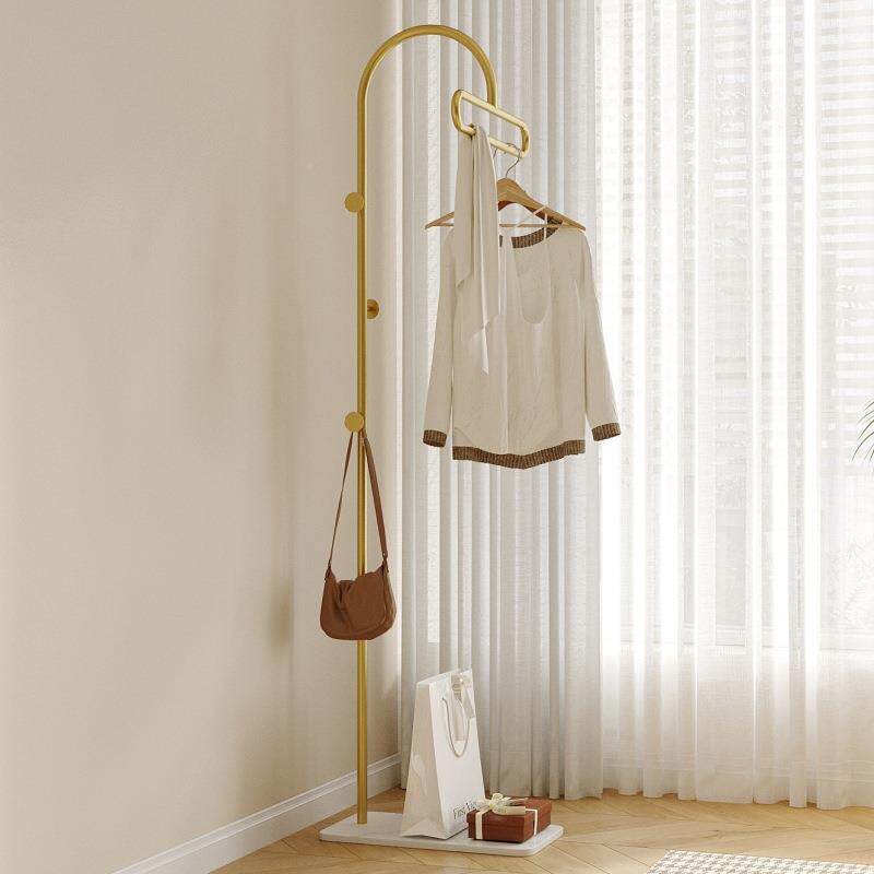 奶油风客厅衣546帽落地室挂衣架卧家用式衣架房间简立约架衣服架
