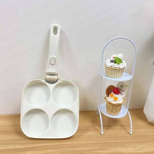 新孔款可拆FS-CS-13卸四煎蛋锅锅多功能煎石麦饭不粘锅平底锅电磁