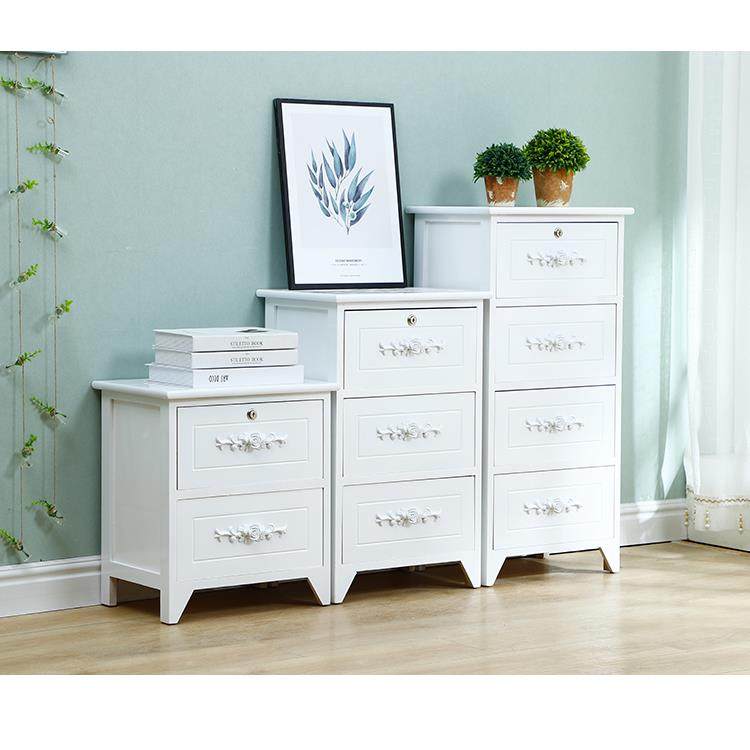 7实柜木小床0头宽/长4高995-245-50cm田园K收纳柜子迷你两层抽屉