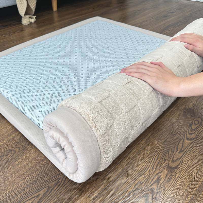 跨境加厚海绵地垫客厅榻榻米打地铺床垫多功能隔凉防摔儿童爬行垫