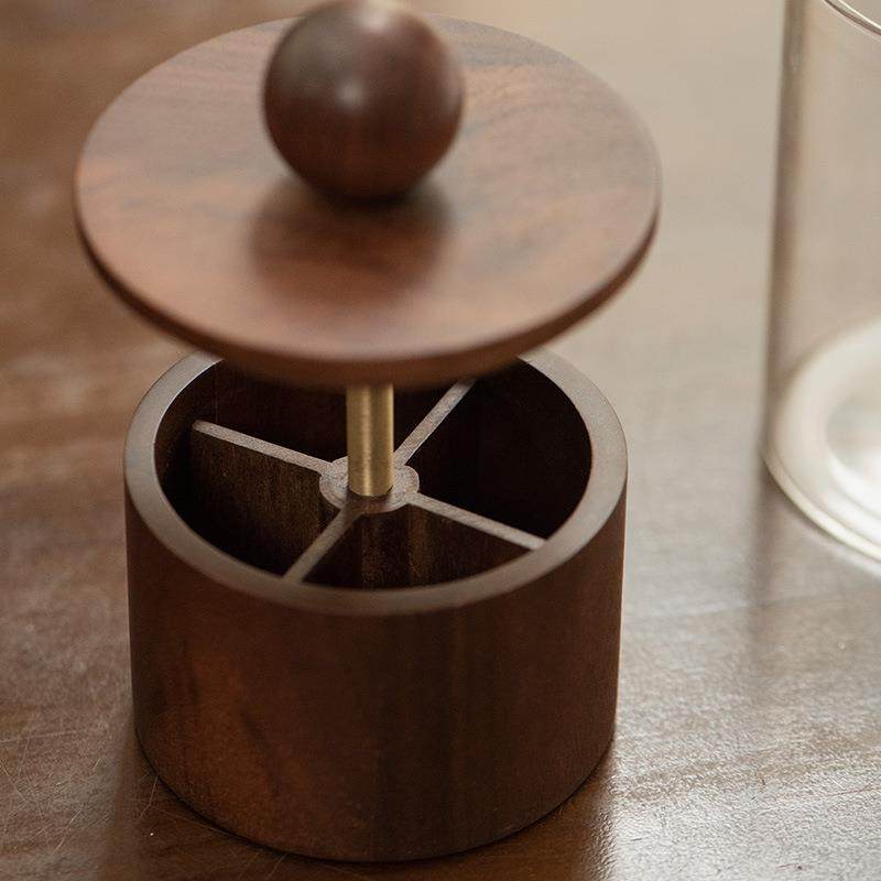 黑胡桃木牙签线牙二合一收纳盒木高颜值实防TNF尘牙签筒木质棉签,饰品/流行首饰/时尚饰品新,其他DIY饰品配件,淘宝优惠券,粉丝福利购,淘宝优惠卷