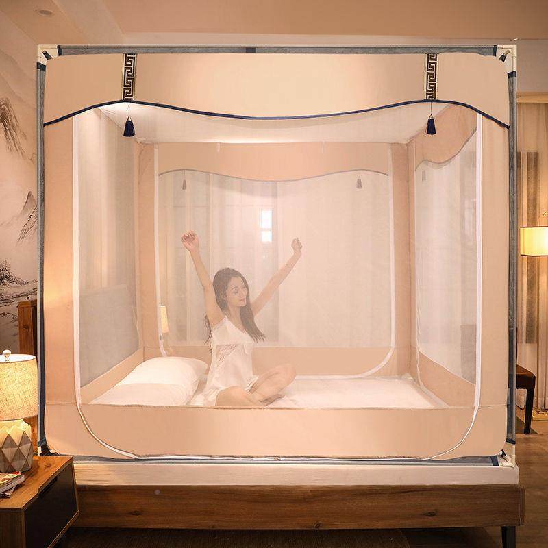 免安装蚊帐新款家用防摔蒙古包全包支儿童架床2jX4IXqyU米架5双人,床上用品,蚊帐,淘宝优惠券,粉丝福利购,淘宝优惠卷