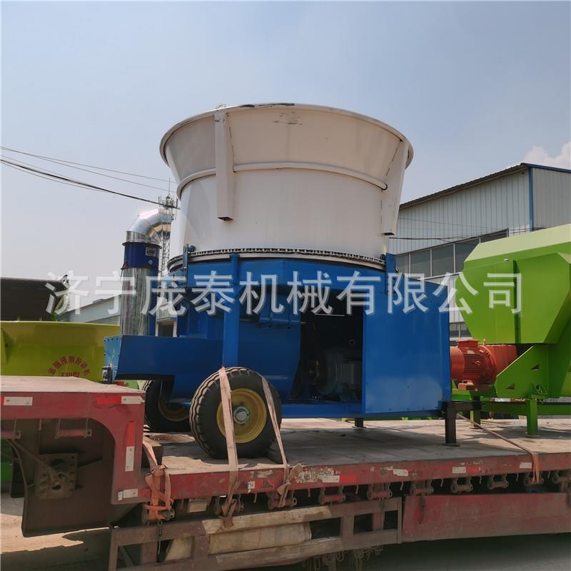 圆碎式大草捆粉碎机干湿两用玉秸秆米铡草机牛羊养筒殖场电QNA动