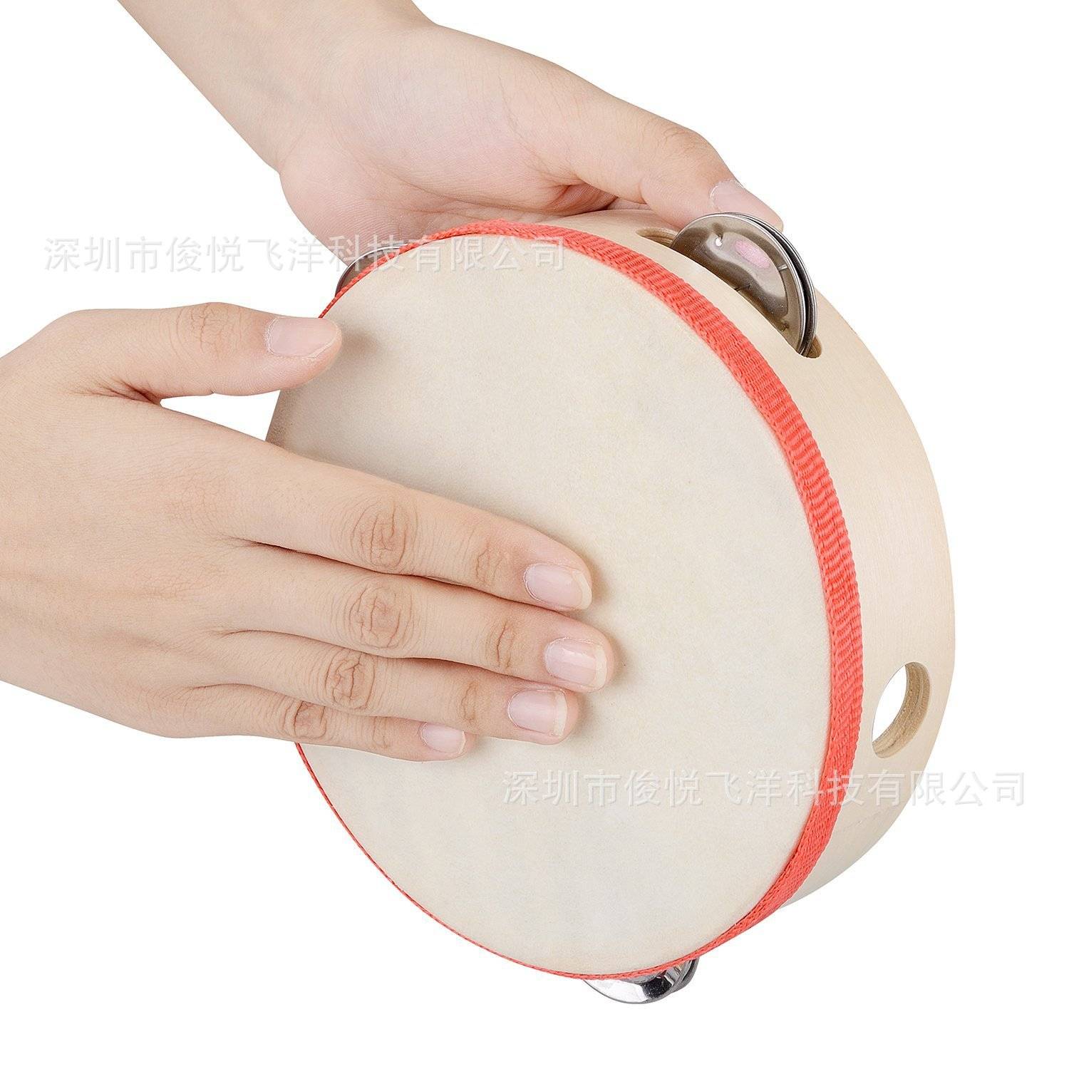 奥尔夫打击乐器套装 10件套玩具鼓 三角铁 手腕铃 手摇铃 响棒