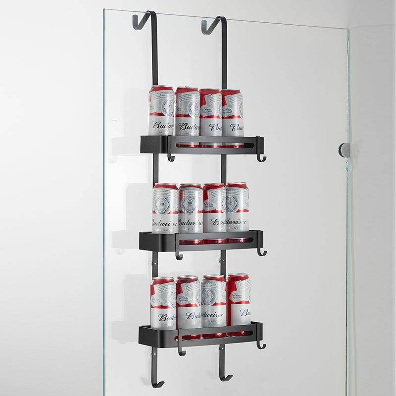 浴8803室收纳整架太空铝挂式悬厕淋浴房隔断挂篮卫生间三理层置物