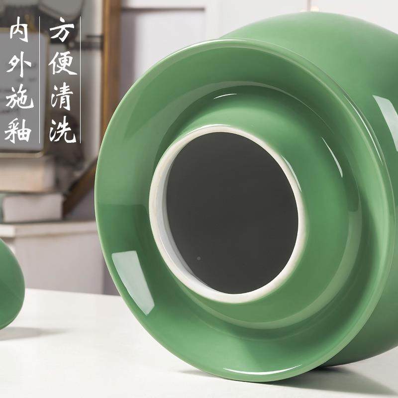 泡菜坛子家用陶瓷带菜盖密封腌菜坛子土陶中老子式酸坛咸菜罐261,家居饰品,储物罐,淘宝优惠券,粉丝福利购,淘宝优惠卷