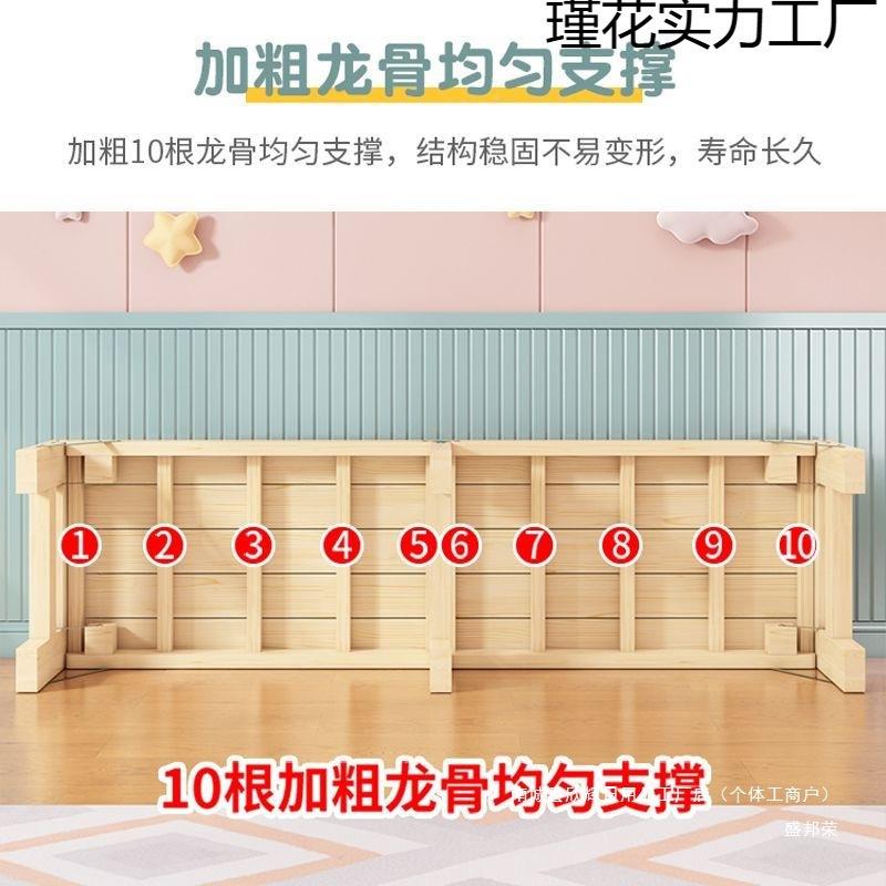 折叠加宽床拼接床边床JTO用家儿床儿其童双人婴午休床成人床木他