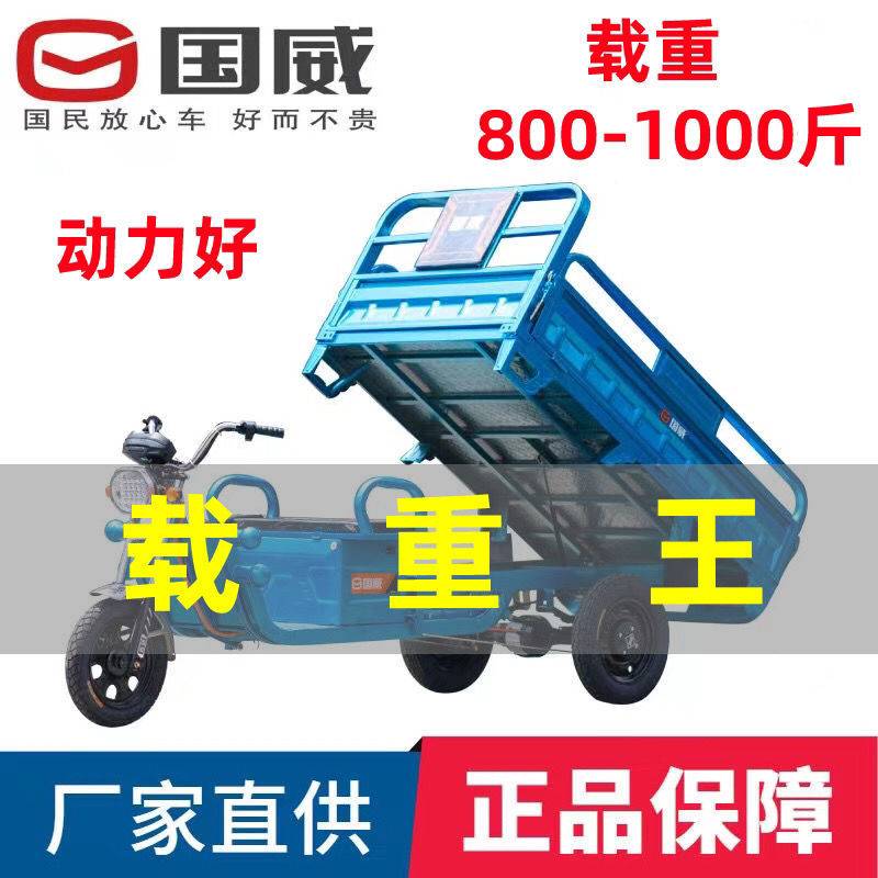 新款大功率货车成人农用电动三轮车家用接孩子拉货摆摊