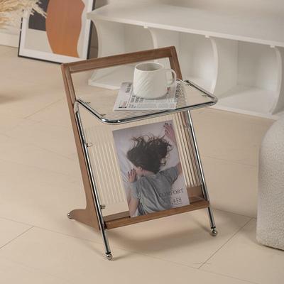 实几边小茶几床头沙发边木TDX迷你小型创意阳台卧室简设计感约角