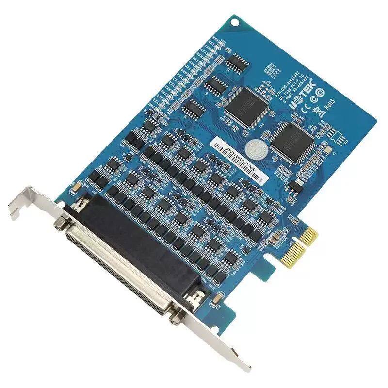 宇泰UT-7928 工业PCI-E转8口RS485/422电脑串口卡PCIE转485串口卡