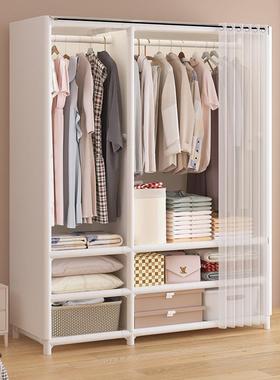 柜日式家用布衣装简易衣柜卧室新款出房租YKY用组现货