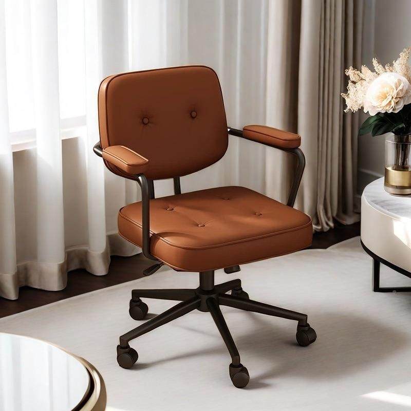 家办公椅旋转升卧转椅舒适久坐靠背椅室书桌椅降54654书房用电脑