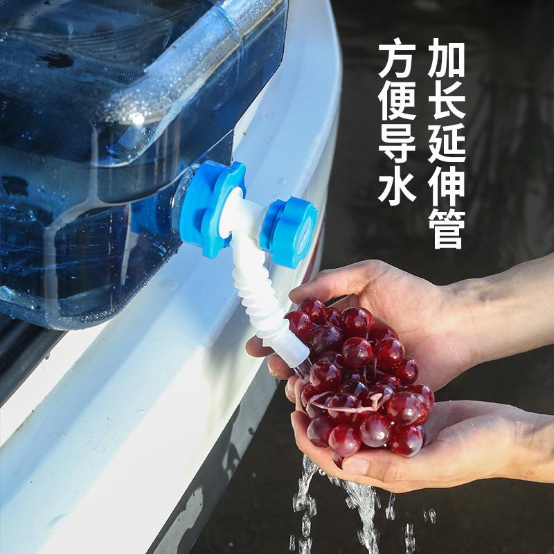 1升户外水桶家用饮水桶食HJE级P品C塑料车载自5游露营纯净矿泉驾