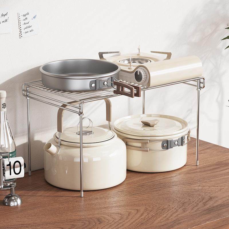 201不钢微波锈架子厨房置物架台面箱烤ZAS收纳炉架储物架橱柜分层,厨房/烹饪用具,微波炉置物架,淘宝优惠券,粉丝福利购,淘宝优惠卷