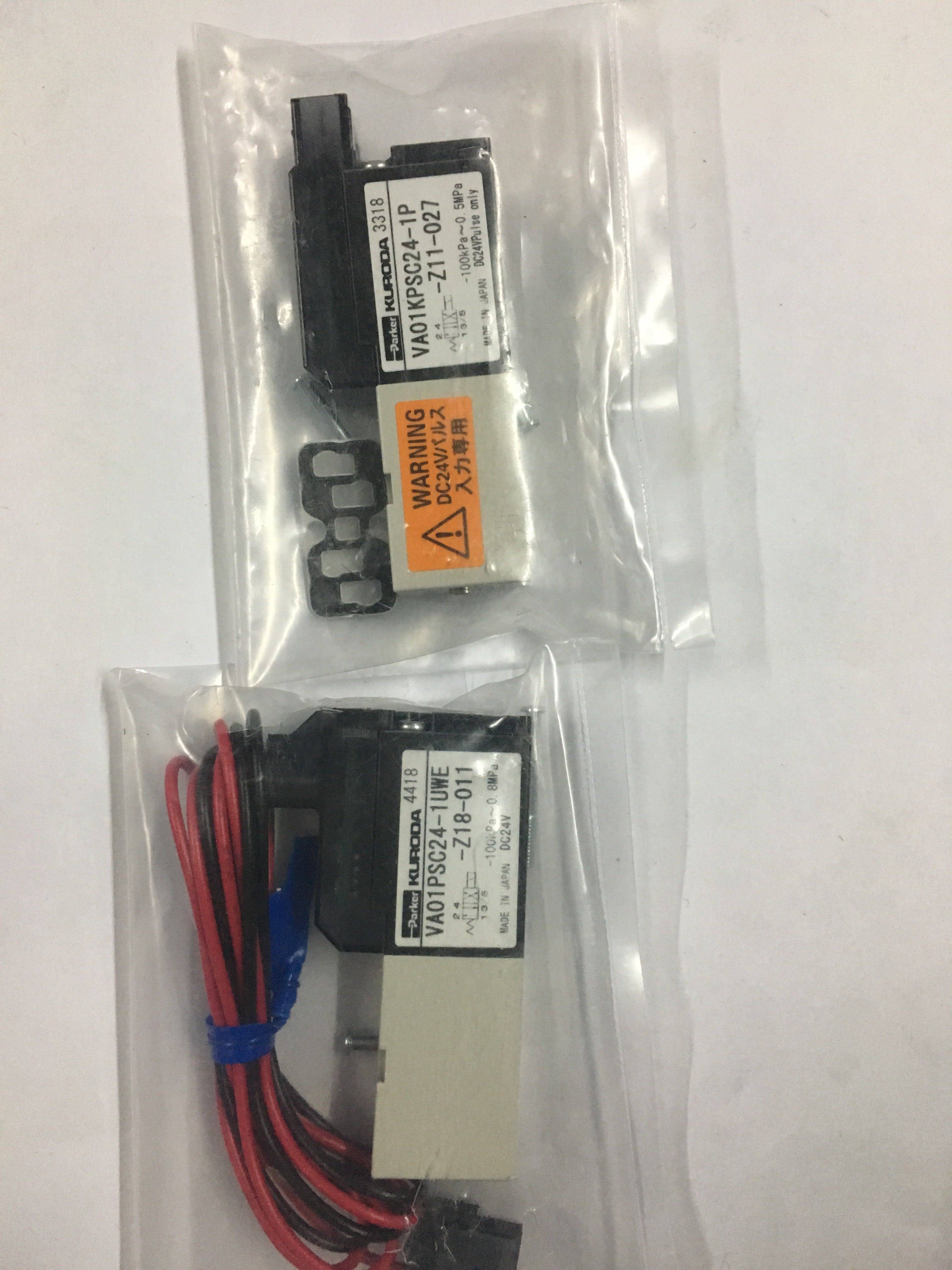 现货PARKER/KURODA电磁阀VA01PSC24-1UWE-Z18-011全新秒发货