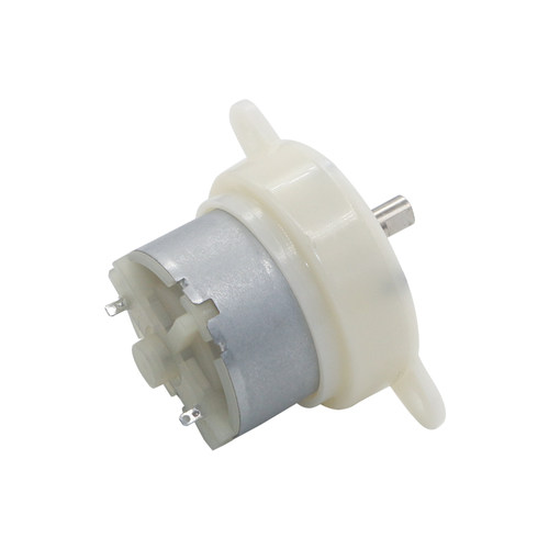 JS40直流微型减速电机DC12V24V10转塑料齿轮旋转正反转低速小马达