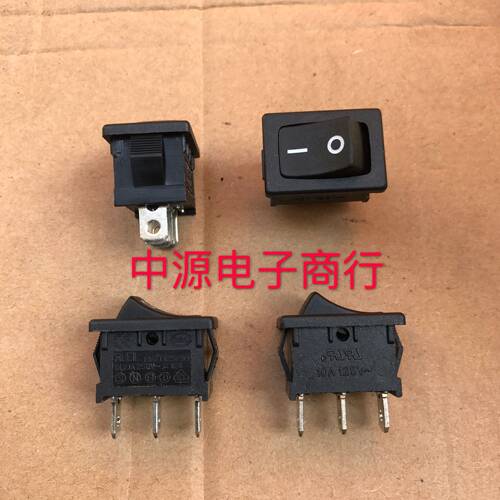 台湾进口船型开关 RLEIL 电源开关 3脚2档 RL3 KCD1-102款 21X15