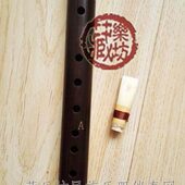 专业型半音孔A调乌木管子乐器管子 包邮 非平均孔23孔近送专业哨片