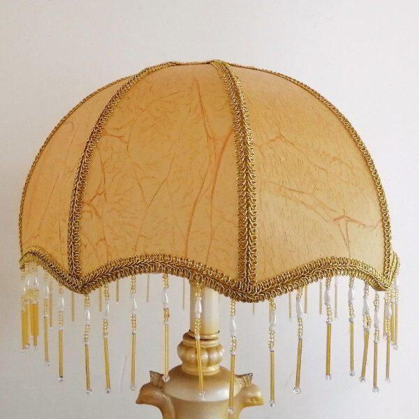 包邮仿羊皮纸带流苏灯罩台灯落地灯卧室床头灯耐高温伞型通用灯罩