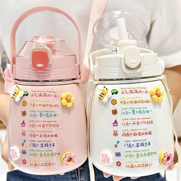 减肥水杯保温杯大容量1000ml便携吨吨桶喝水杯子女士毫升的大肚子