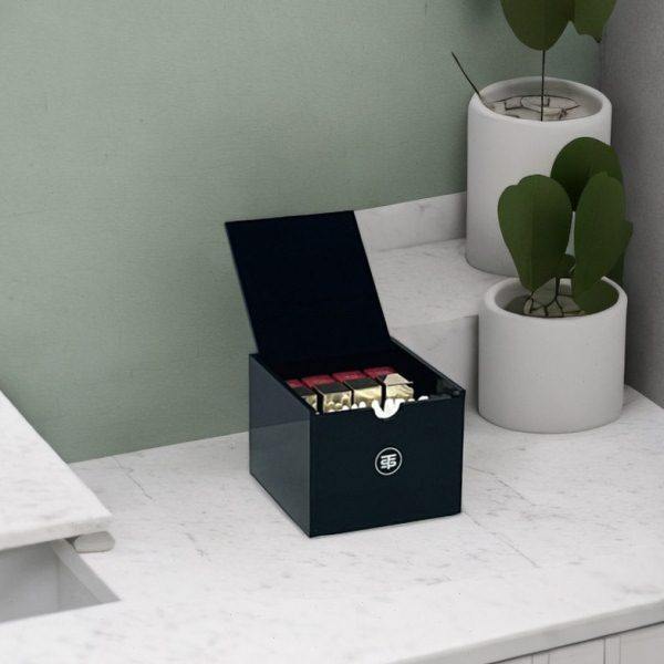 亚克力翻盖式防尘棉签卸妆棉收纳盒轻奢欧式桌面收纳盒,收纳整理,化妆箱/盒,淘宝优惠券,粉丝福利购,淘宝优惠卷