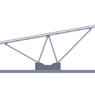 铝合金光伏车棚支架 停车棚支架安装太阳能板 太阳能板车棚支架