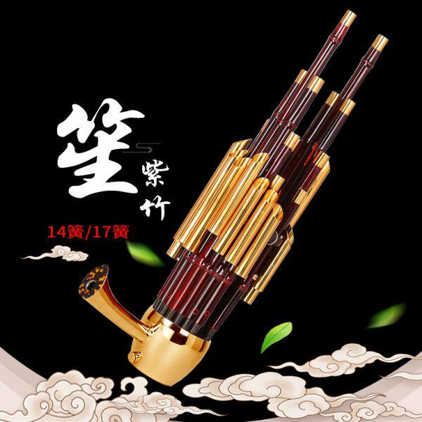 王家彪精制笙乐器扩音紫竹圆笙方笙14簧17簧21簧初学入门专业民族