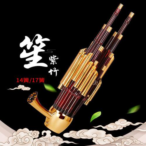 王家彪精制笙乐器扩音紫竹圆笙方笙14簧17簧21簧初学入门专业民族