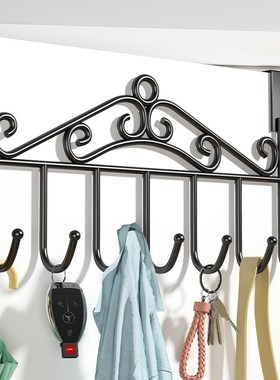 德国门后挂d钩挂衣架房门卧室卫生间免打孔无痕多用挂架加厚衣帽