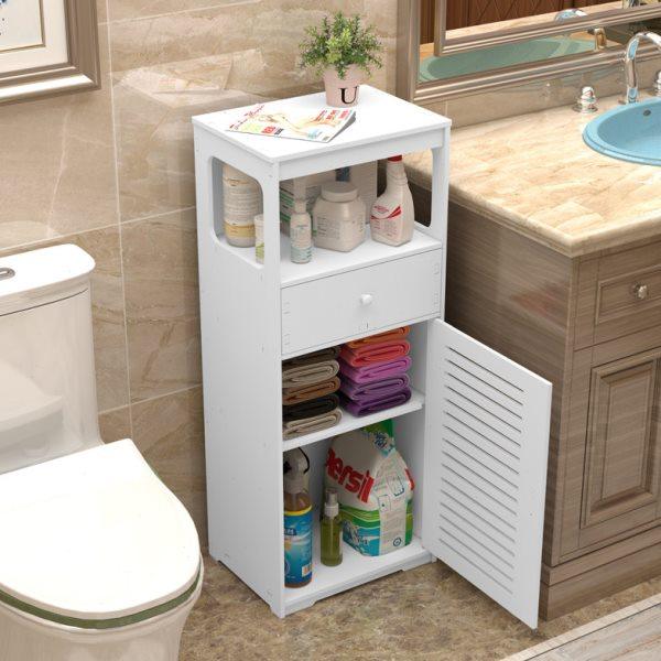卫生间置物架落地式多层浴室洗漱台边储物柜厕所浴室边柜收纳柜子,家庭/个人清洁工具,浴室角架/置物架,淘宝优惠券,粉丝福利购,淘宝优惠卷