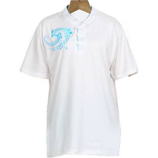 武极堂夏季短袖半袖太极服八段锦女夏装太极T恤男太极拳训练服