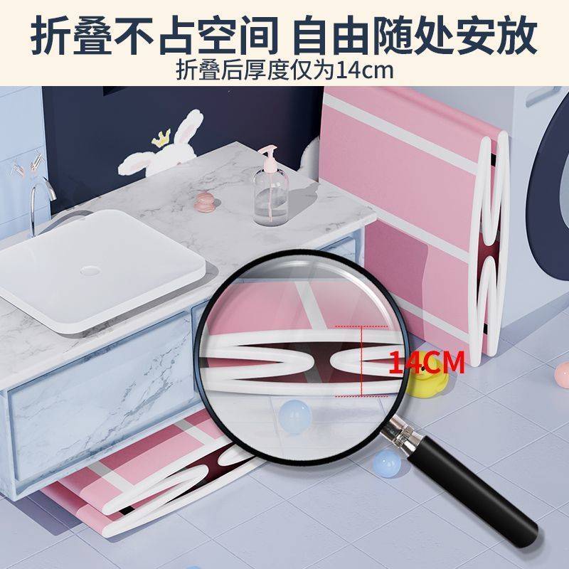 儿童洗澡桶泡澡桶可折叠家用宝宝洗澡盆可坐大号小孩浴盆圆沐浴桶