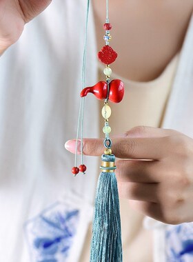 朱砂精品红砂葫芦车挂p包挂家中卧室门后阳台玄关公司宿舍床头儿